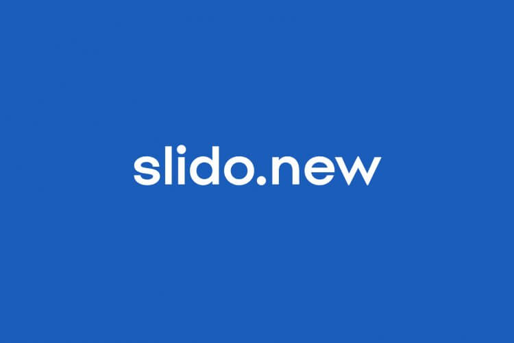 Slido product news announcement header