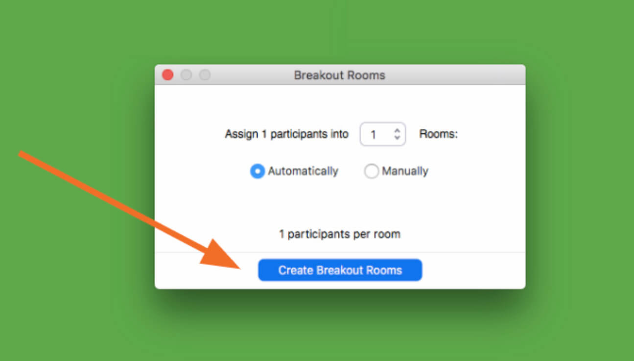 zoom breakout rooms during online presentation